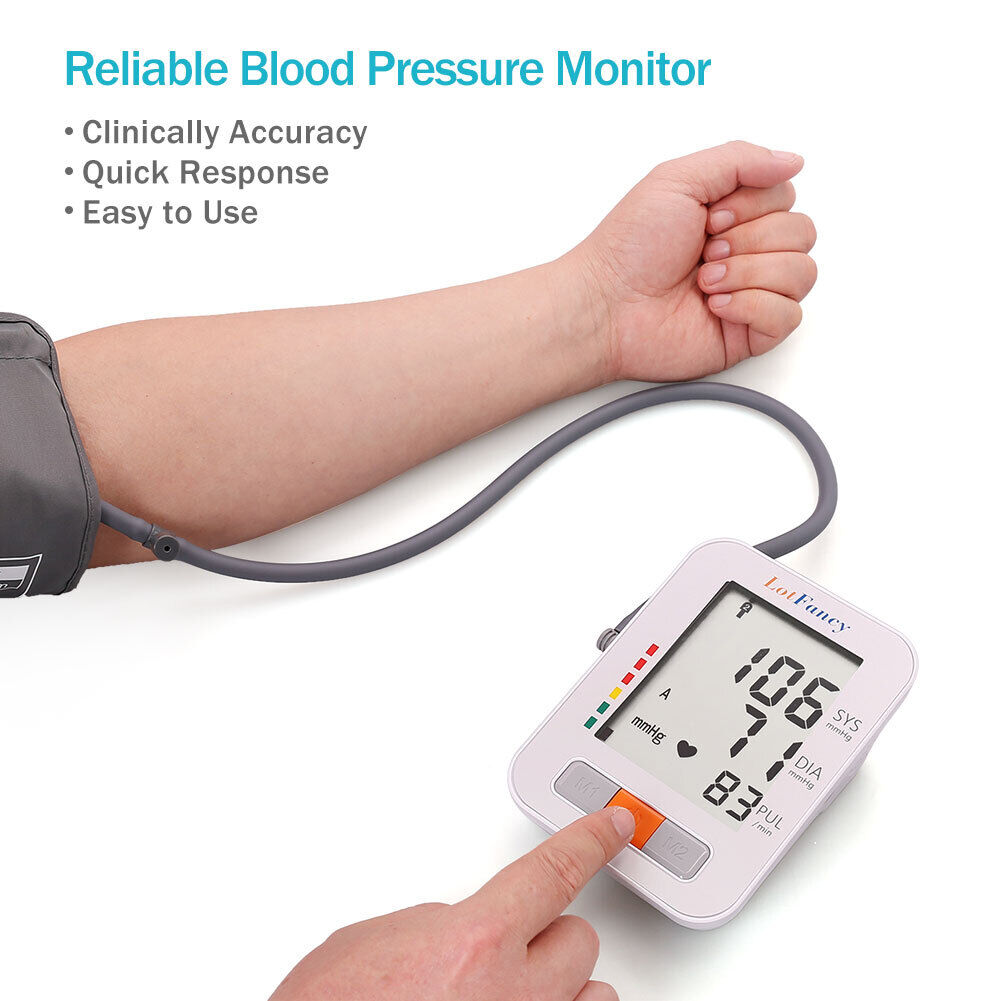 Automatic Digital Upper Arm Blood Pressure Monitor M Cuff With Talking + Adapter