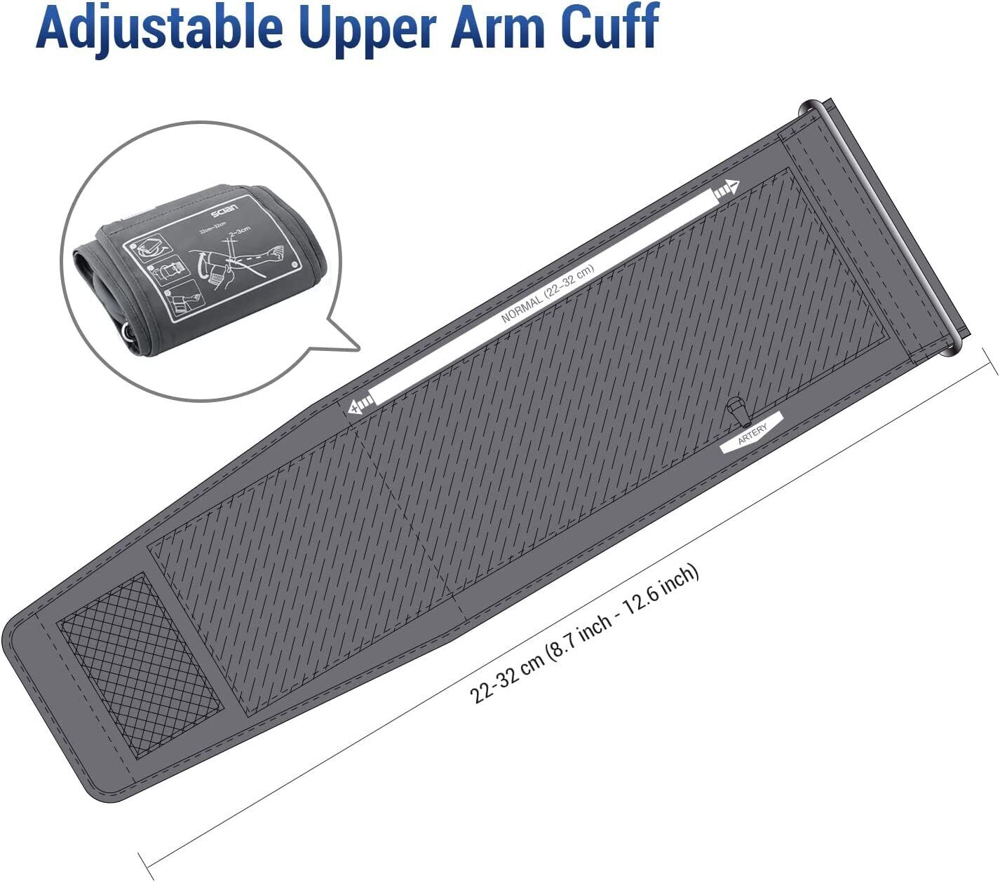Scian Blood Pressure Monitor Upper Arm Digital Automatic BP Cuff Gauge Tester