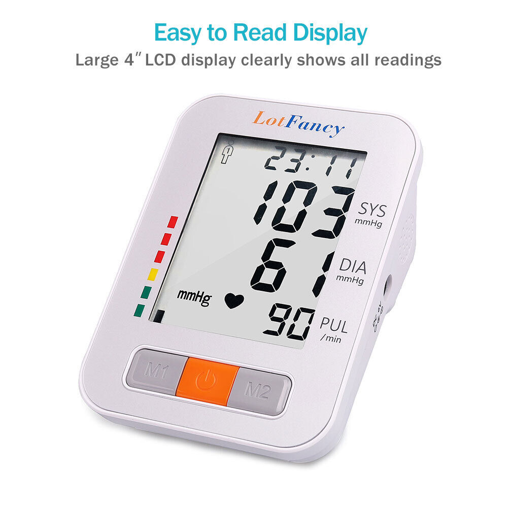 Automatic Digital Upper Arm Blood Pressure Monitor M Cuff With Talking + Adapter