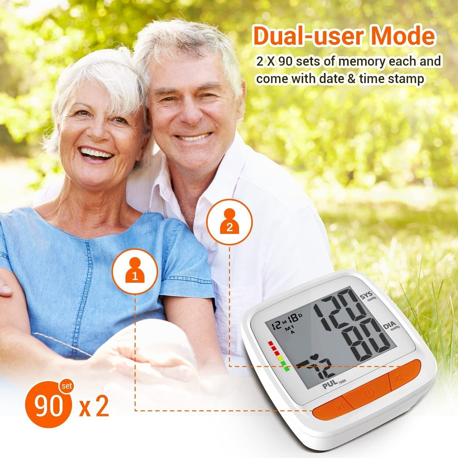 Scian LCD Digital Wrist Blood Pressure Monitor BP Cuff Automatic Machine Tester