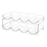 2-Tier Bottle Rack for Tabletop & Fridge