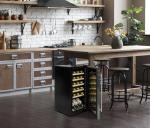 Baridi 18-Bottle Stainless Steel Wine Cooler Fridge