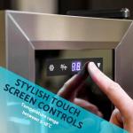 Baridi 18-Bottle Stainless Steel Wine Cooler Fridge