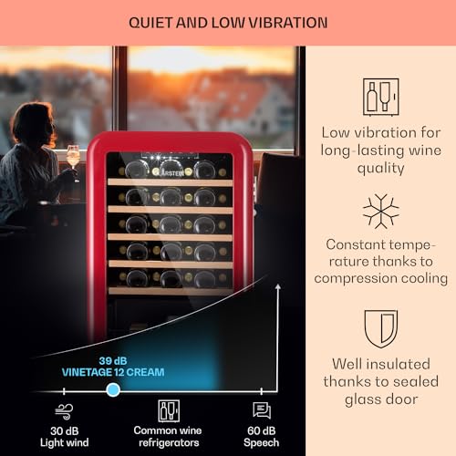 Klarstein 115L Built-In Wine Cooler Fridge