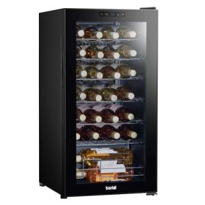 Baridi 28-Bottle Wine Cooler with LED Light