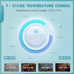 EUHOMY 55 Can Beverage Refrigerator with Glass Door