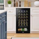 Baridi 28-Bottle Wine Cooler with LED Light
