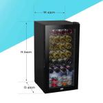 Baridi 28-Bottle Wine Cooler with LED Light