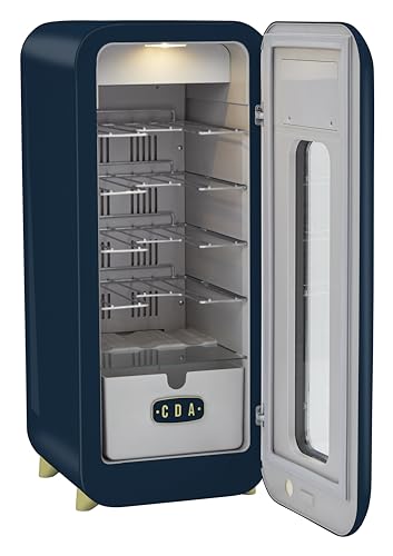Retro Freestanding Drinks Cooler with Phone Charger