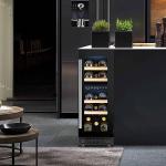 Baridi 17-Bottle Dual Zone Wine Cooler - Black