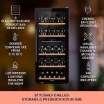 Klarstein Dual Zone Wine Cooler for 79 Bottles