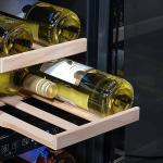 Baridi 17-Bottle Dual Zone Wine Cooler - Black