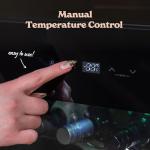 Russell Hobbs 34-Bottle Black Wine & Drinks Fridge