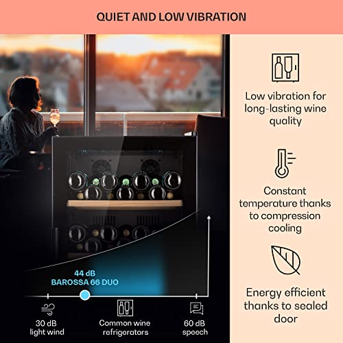 Klarstein Dual Zone Wine Cooler for 79 Bottles