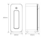 Retro Freestanding Drinks Cooler with Phone Charger