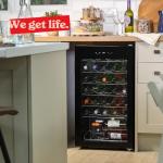 Russell Hobbs 34-Bottle Black Wine & Drinks Fridge