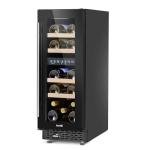 Baridi 17-Bottle Dual Zone Wine Cooler - Black