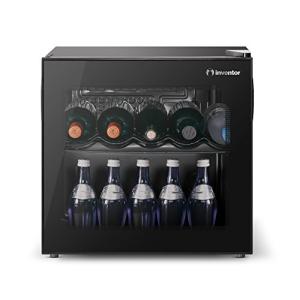 Compact Glass Door Wine Cooler, 43L Capacity