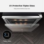 SAMSUNG 34" Wine Cooler, 51 Bottles, Dual Temp, LED, Stainless