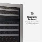SAMSUNG 34" Wine Cooler, 51 Bottles, Dual Temp, LED, Stainless