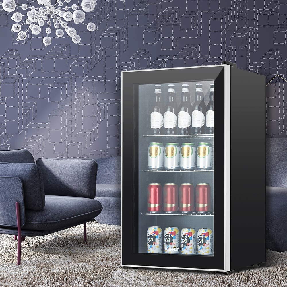 120 Can Beverage Refrigerator with Glass Door