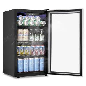 KISSAIR Beverage Refrigerator Cooler - 120 Can Wine Fridge