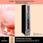 Klarstein Slimline Wine Cooler with Glass Door