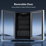 KISSAIR Beverage Refrigerator Cooler - 120 Can Wine Fridge