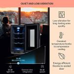 Klarstein Freestanding Wine Cooler with Glass Door