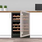 CDA 60cm Dual Zone Under Counter Wine Cooler