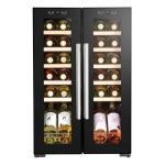 Baridi 24 Bottle Dual Zone Frameless Wine Refrigerator