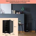 Klarstein Freestanding Wine Cooler with Glass Door