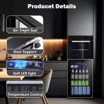 26-Bottle Wine Cooler with Stainless Steel Door