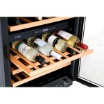 CDA 60cm Dual Zone Under Counter Wine Cooler