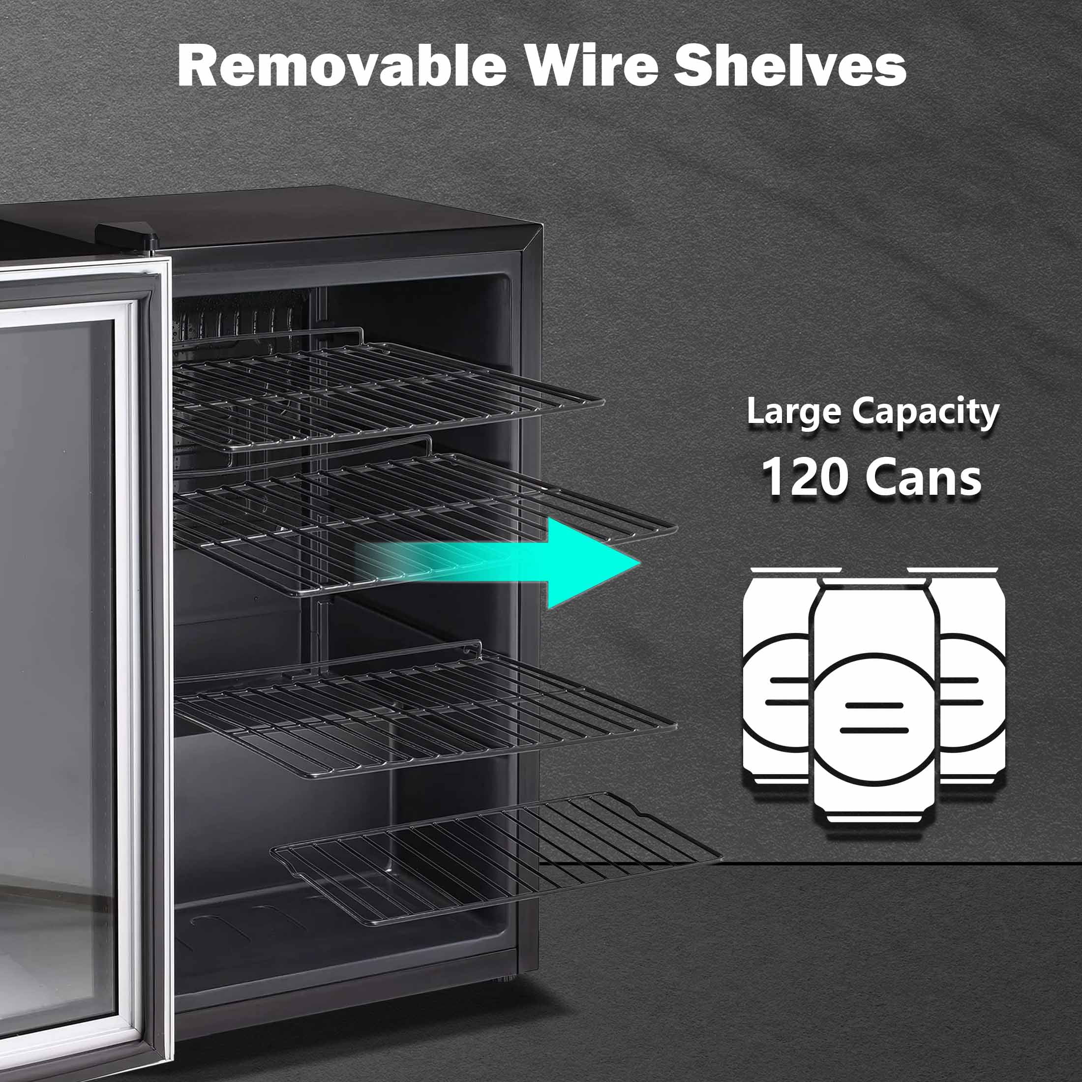 26-Bottle Wine Cooler with Stainless Steel Door