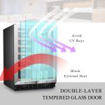 Lanbo 24" Dual Zone Wine & Beverage Fridge