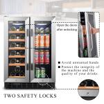 Lanbo 24" Dual Zone Wine & Beverage Fridge