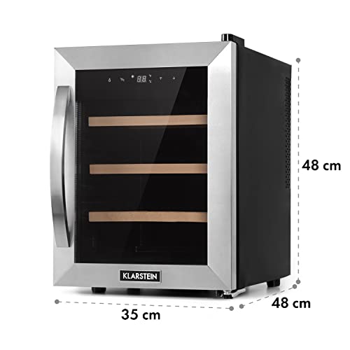Klarstein Single Zone Wine Cooler with Glass Door