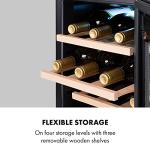 Klarstein Single Zone Wine Cooler with Glass Door