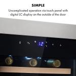 Klarstein Single Zone Wine Cooler with Glass Door