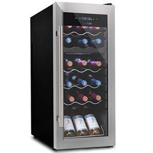 NutriChef 18-Bottle Dual Zone Wine Cooler