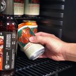 Premium Stainless Steel Beverage Refrigerator, SplitShelf Design