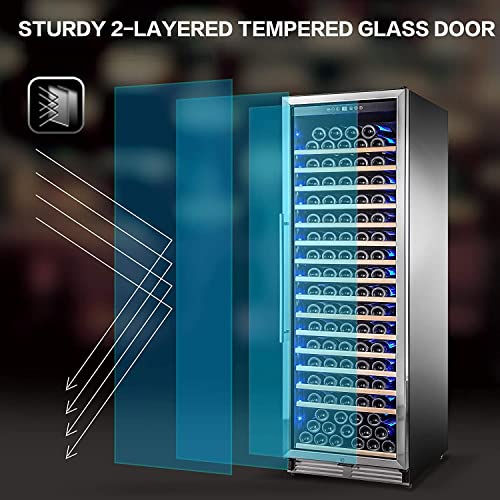 BODEGA 24 Inch Wine Cooler: Large Capacity, Advanced Cooling