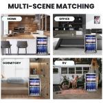 AGLUCKY 145 Can Glass Door Wine Fridge