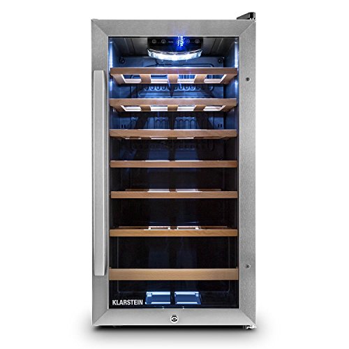 Klarstein Wine Cooler, Single Zone, 26 Bottles