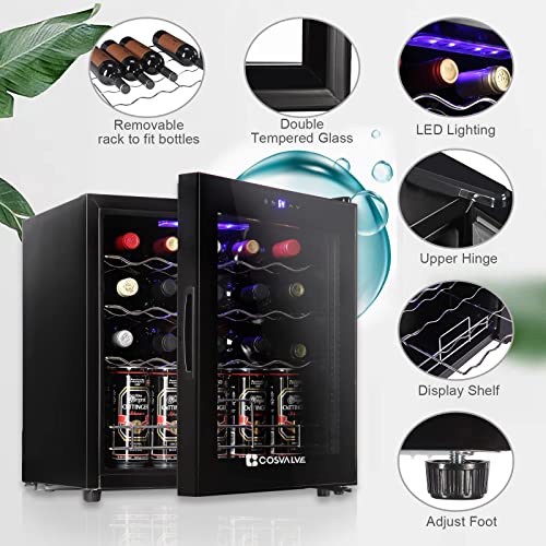 Mini Wine Fridge with 19 Bottle Capacity