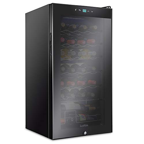 Ivation 28 Bottle Wine Cooler with Lock