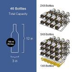 STAIGIS 46-Bottle Stainless Steel Wine Fridge