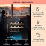 Klarstein Glass Door Wine Fridge - 28 Bottles