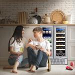 Smart Dual-Zone Wine & Beverage Cooler, 24 Inch